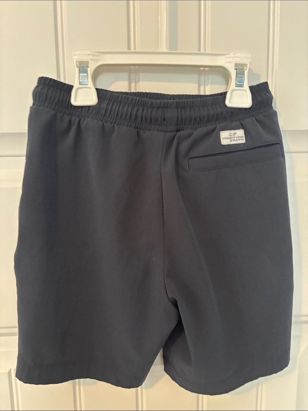 Vineyard Vines Boys Navy Elastic-Waist Shorts